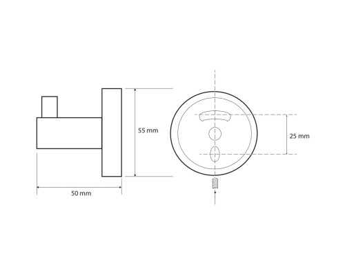 Крючок Bemeta Brilo 161106020 Золото