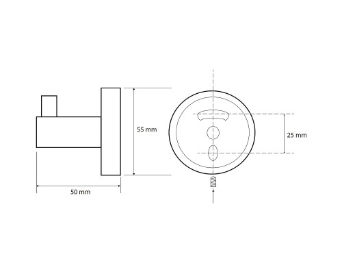 Крючок Bemeta Brilo 161106020 Золото