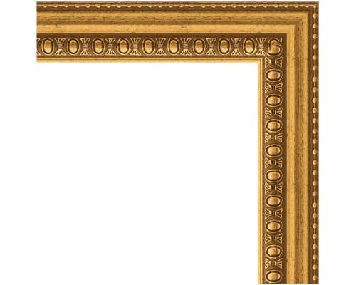 Зеркало Evoform Definite 152х72 BY 1112 в багетной раме - Бусы золотые 46 мм
