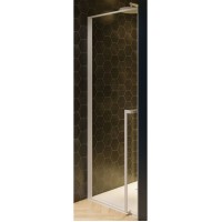 Душевая дверь Riho Lucid GD101 90 G005002122 (GD109W000) профиль Белый стекло прозрачное