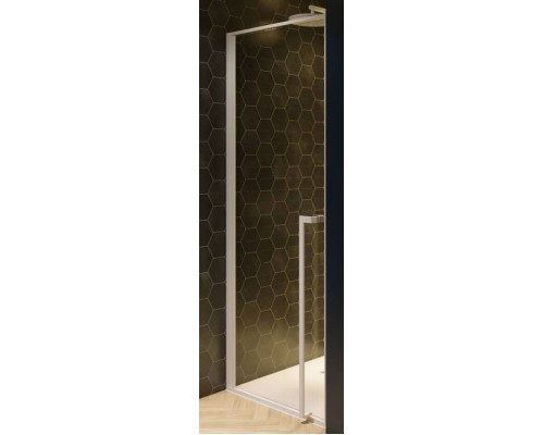 Душевая дверь Riho Lucid GD101 90 G005002122 (GD109W000) профиль Белый стекло прозрачное