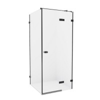 Душевое ограждение NEW TRENDY AVEXA BLACK 100x70x200 (черный)