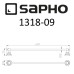 Полотенцедержатель Sapho Diamond 1318-09 Бронза