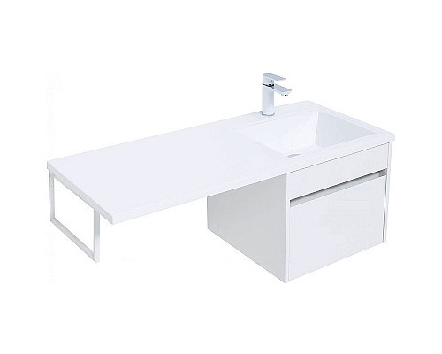 Тумба под раковину Aquanet Токио 110 236915 подвесная Белая