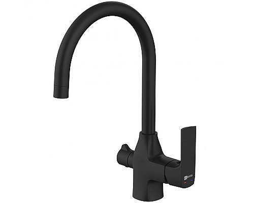 Смеситель для кухни Lemark Ursus LM7261BL Черный