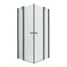 Душевое ограждение NEW TRENDY NEW SOLEO BLACK 2D 90x110x195 (черный)