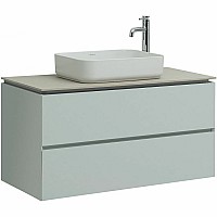 Тумба под раковину Allen Brau Infinity 100 1.21003.PWM подвесная Папирус матовый