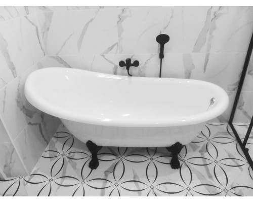 Ванна из искусственного камня Castone Даллас 170x82 Белая