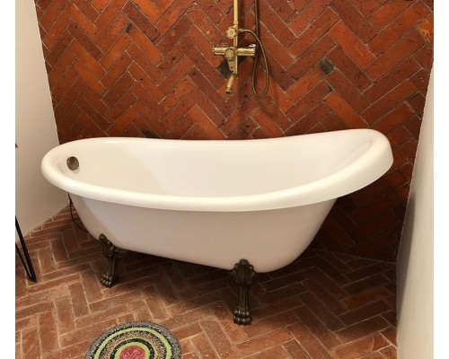 Ванна из искусственного камня Castone Даллас 170x82 Белая