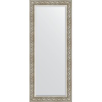 Зеркало Evoform Exclusive Floor 205х85 BY 6134 с фацетом в багетной раме - Барокко серебро 106 мм