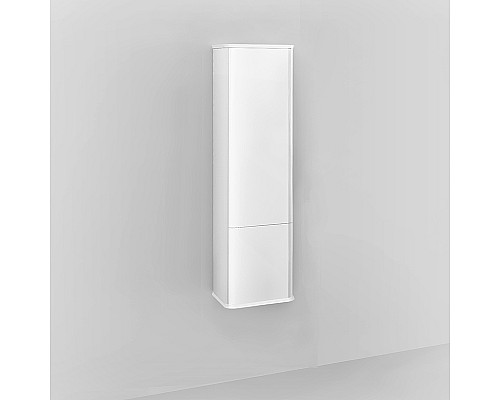 Шкаф пенал Jorno Pastel 35 Pas.04.125/P/W подвесной Белый жемчуг