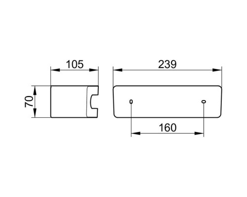 Полка корзина Keuco Elegance New 11658 010001 Хром Антрацит