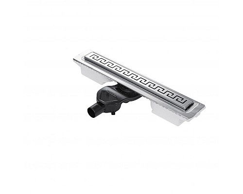 Душевой лоток BERGES В1 Antik 500 хром глянец боковой