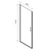 Душевая дверь Vincea Alpha 80 VDP-3AL800MT профиль Хром стекло текстурное