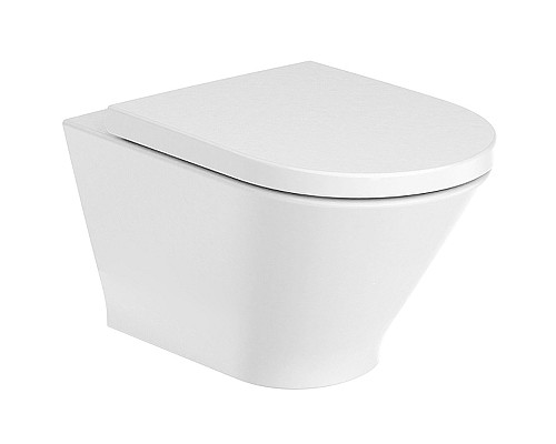 Комплект унитаза с инсталляцией Roca The Gap Round Pack Rimless 893105000 с сиденьем Микролифт без клавиши смыва