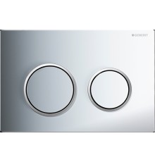 Кнопка смыва GEBERIT Omega 20 глянцевый хром-матовый хром