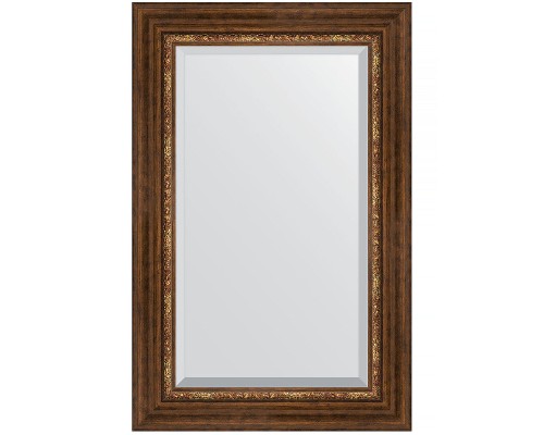 Зеркало Evoform Exclusive 86х56 BY 3413 с фацетом в багетной раме - Римская бронза 88 мм