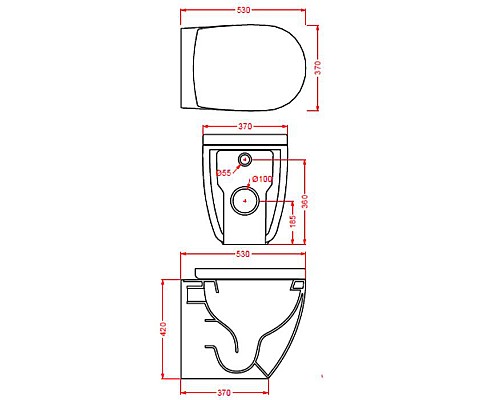 Биде Artceram FILE 2.0 FLB002 01 30 Белое