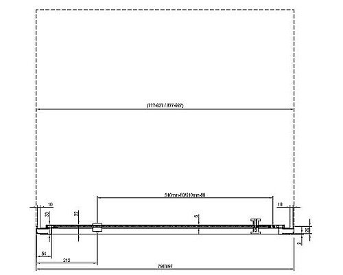 Душевая дверь Ravak Nexty NDOP1-90 03O70C00Z1 профиль Хром стекло Transparent