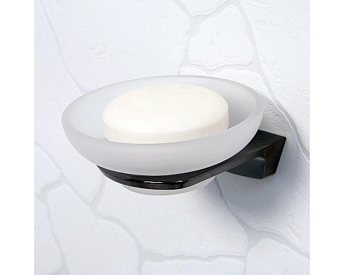 Мыльница WasserKRAFT Glan K-5129 Черная глянцевая