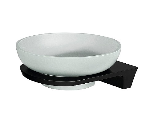 Мыльница WasserKRAFT Glan K-5129 Черная глянцевая