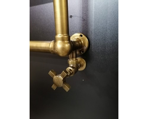 Полотенцесушитель водяной 750x500mm , бронза