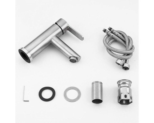 Смеситель для раковины Frap F10801 Сатин