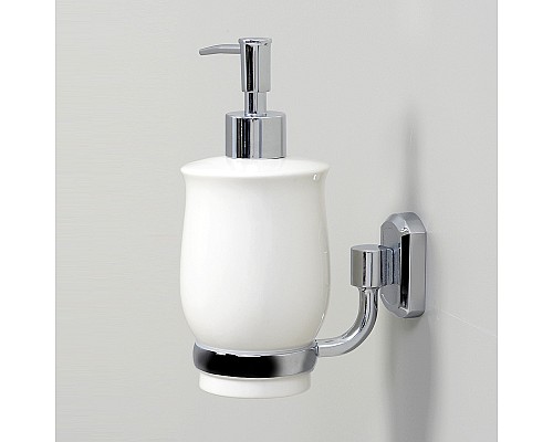 Дозатор для жидкого мыла WasserKRAFT K-24199 Хром Белый
