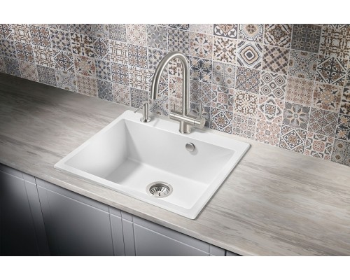 Кухонная мойка Milacio Murcia 60 Cuarzo MC.77012 Белая