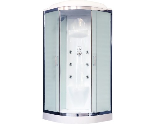 Душевая кабина Royal Bath НК 90x90 с гидромассажем стекло матовое