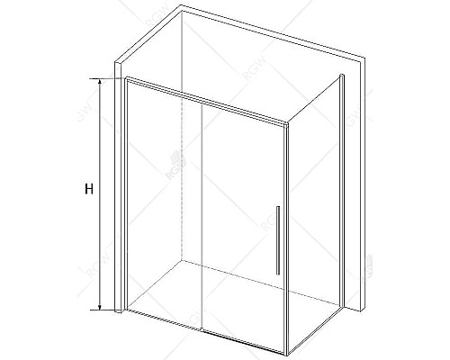 Душевой уголок RGW Stilvoll SV-42 150х80 32324258-011 профиль Хром стекло прозрачное