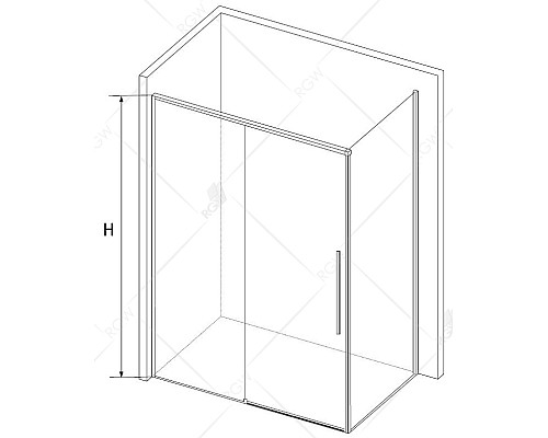 Душевой уголок RGW Stilvoll SV-42 150х80 32324258-011 профиль Хром стекло прозрачное
