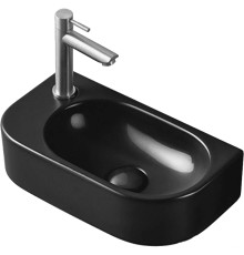 Раковина CeramaLux 40 Черная глянцевая