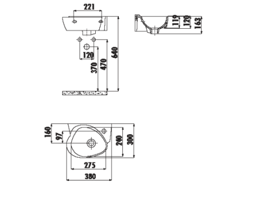 Раковина Creavit Cocuk 38 CK035-00CB00E-0000 Белая