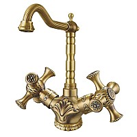 Смеситель для кухонной мойки ZORG Antic A 7005K-BR