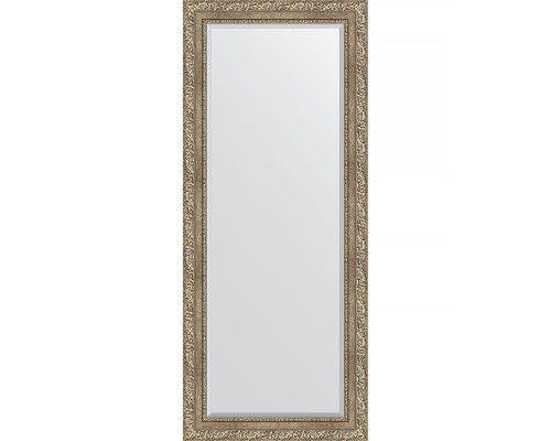 Зеркало Evoform Exclusive 155х65 BY 3565 с фацетом в багетной раме - Виньетка античное серебро 85 мм