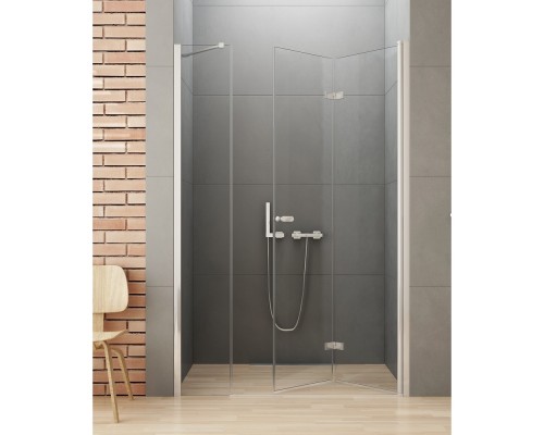 Душевая дверь NEW TRENDY NEW SOLEO PLUS R 120x195 (хром)