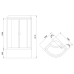Душевая кабина Royal Bath NRW 100x100 с гидромассажем