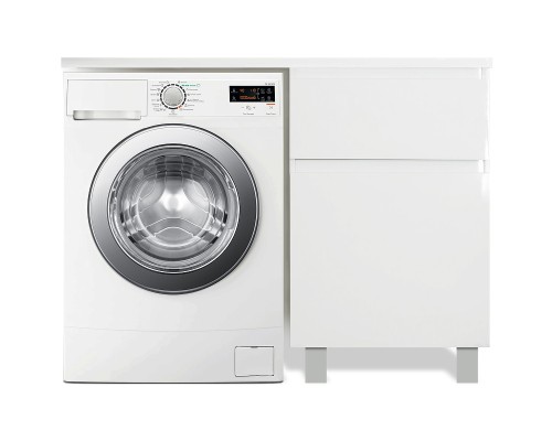 Тумба с раковиной Эстет Dallas Luxe 130 R ФР-00002268 Белая