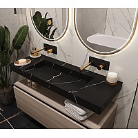 Столешница моноблок Armadi Art Flat NERO MARQUINA