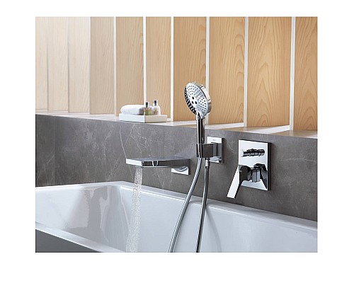 Смеситель для ванны Hansgrohe Metropol однорычажный бронза 32545140