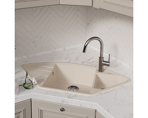 Кухонная мойка Lemark Irkana 980 9910048 Шампань