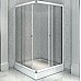 Душевой уголок Radomir 100x90 1-09-1-0-0-1210 профиль Белый стекло прозрачное
