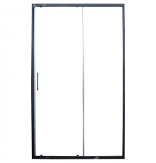 Душевая дверь Cerutti SPA Gloria D120B профиль Черный стекло прозрачное