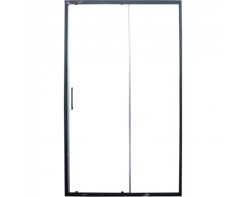 Душевая дверь Cerutti SPA Gloria D120B профиль Черный стекло прозрачное