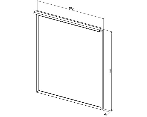 Зеркало Allen Brau Priority 60 1.31013.03 с подсветкой Латунь браш