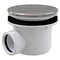 Сифон для поддона AlcaPlast A49K хром
