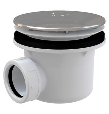 Сифон для поддона AlcaPlast хром