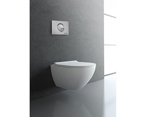 Унитаз подвесной BERGES PUMA Rimless 082131  сиденье микролифт