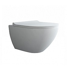 Унитаз подвесной BERGES PUMA Rimless 082131  сиденье микролифт